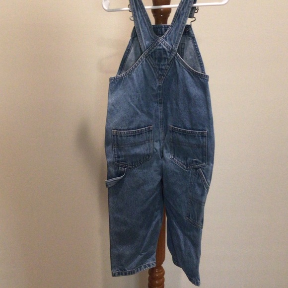 Vintage old navy denim overalls size 2t - Picture 2 of 5